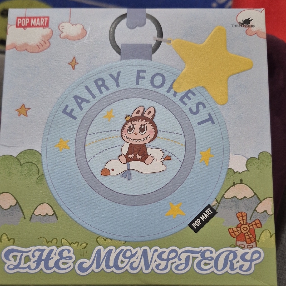 Pop Mart Fairy Forest The Monsters Mini Bucket Bag - Blue Authentic